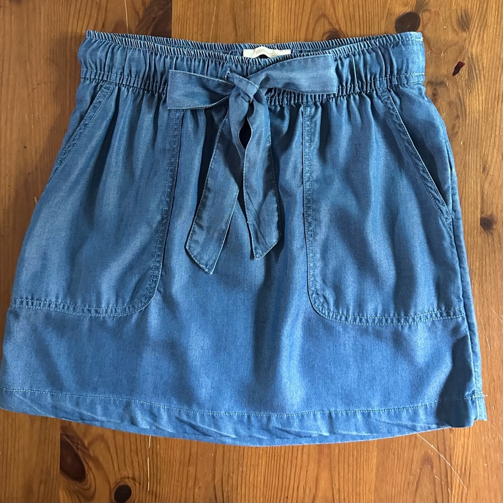 Cynthia Rowley Blue “Denim” Skirt
